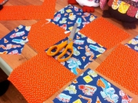 patchwork arranging pieces